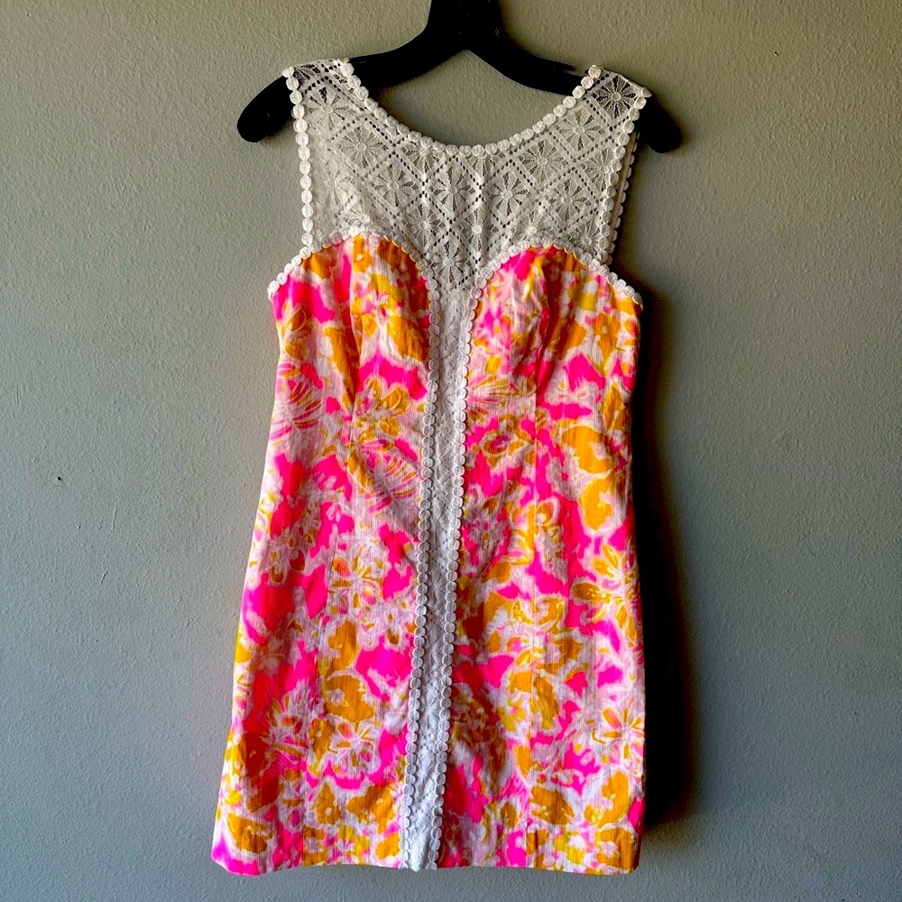 Lilly Pulitzer Pink and Cream Dress